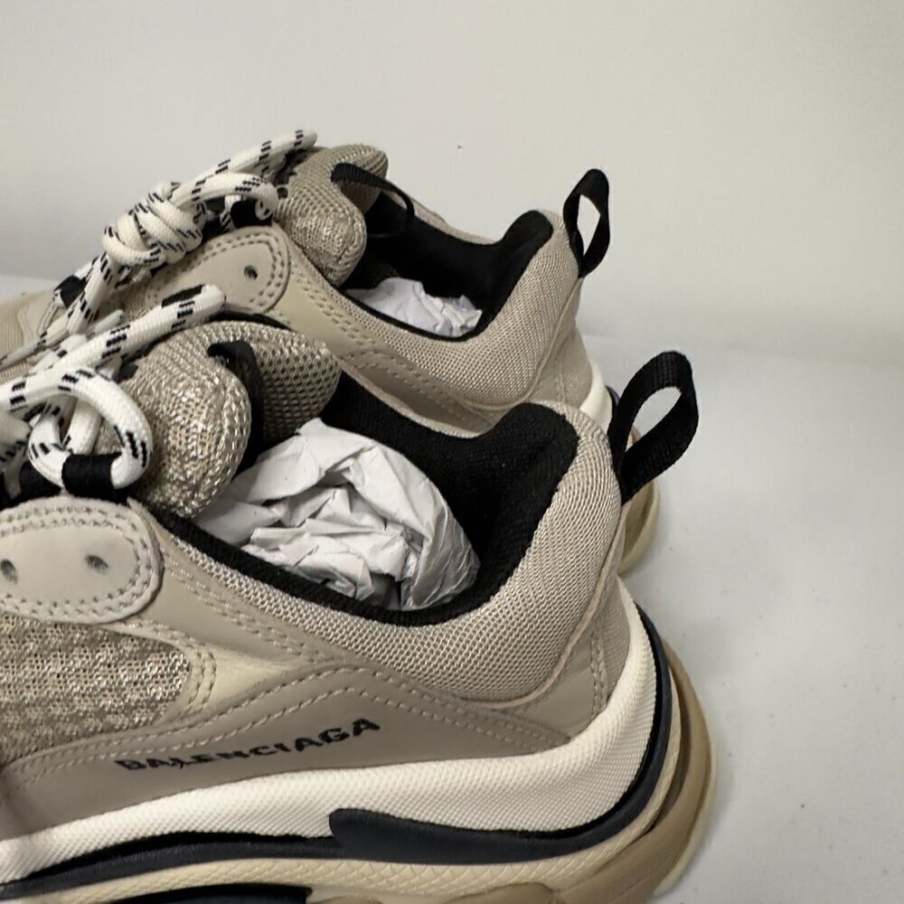 Balenciaga Beige Triple S Sneaker - Picture 13 of 16